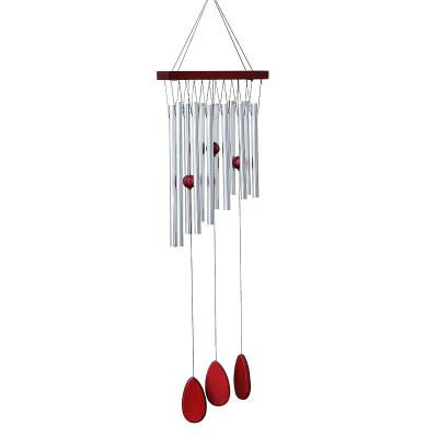 China Cicada Sound Mixia 12 Tube Metal Wind Chime Ornaments Art Decor European and American Garden Outdoor Decoration for sale