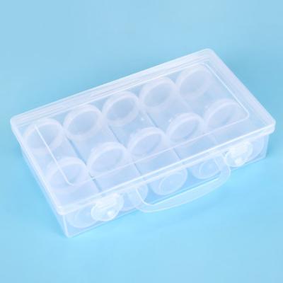 China High Quality Medicine Storage 10-Compartment Cylinder Pill Organizer Plastic Pill Box Storages Bottles for sale