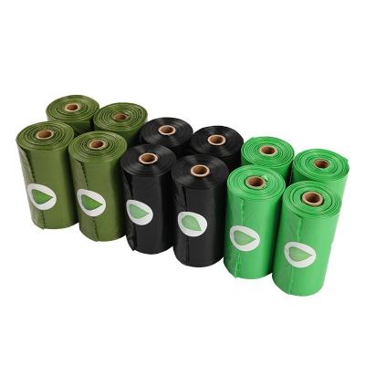 China Factory Viable Hot Sale Biodegradable Portable Dog Roll Poop Bag For Hygiene Cleaning And Pet Waste Bags for sale