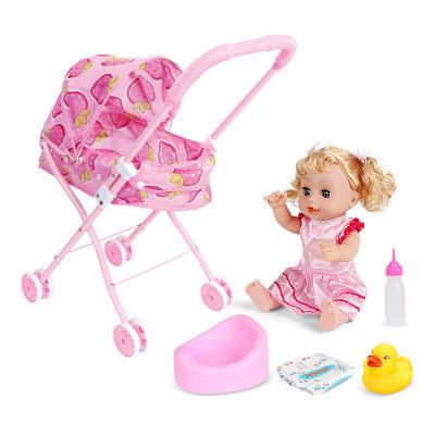 China Dress up carts wholesale children's toys girls toys baby carts for sale