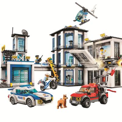 China MODEL TOY 2021 New Gift Toys 10660 City Police Station Building Blocks Model 936Pcs for sale