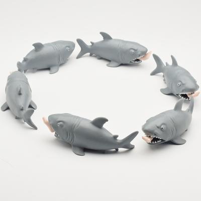 China Wholesale Promotional Custom Shape Stress Release Toy New Products Creative Bulk Logo Shark Stress Ball for sale