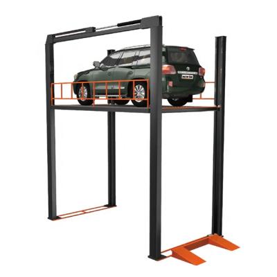 China Diamond Steel Sheet Hydraulic Parking System Supplier Car Lift Platform 4 Post Car Lift for sale