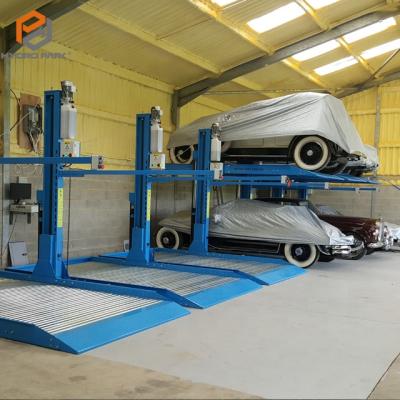 China 2 Post Car Stacker Steel Two Post Space Saving Hydraulic Car Parking Lift for sale