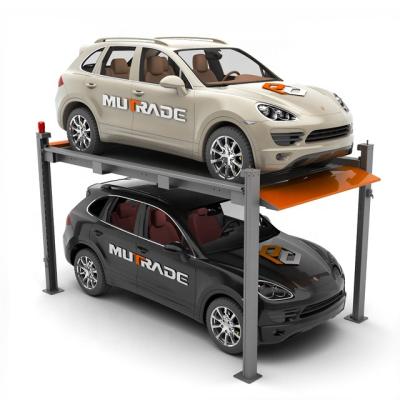 China 4 Post Vehicle Storage Four Post Portable Parking Lifts Parking Equipment 3600kgs for sale