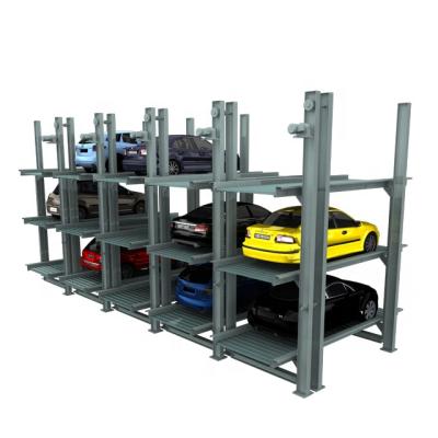 China Galvanized Car Parking Equipment Vertical Car Storage Parking Systems Solutions In Platform Auto Bottom for sale