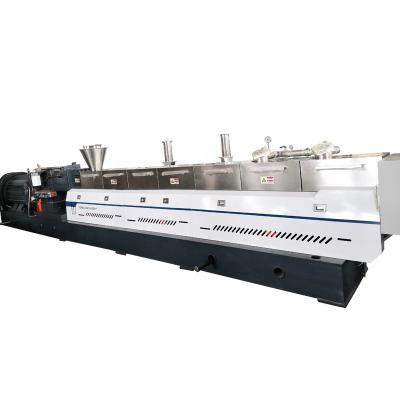 China High Filler Plastic Pellets Extruder Machine Twin Screw Extruder for sale