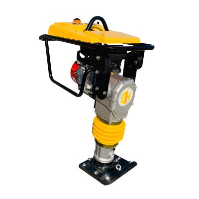 China Building material stores RM80 GX160 gasoline soil tamping lady 5.5hp 13kn gasoline engine tamping rammer for sale for sale