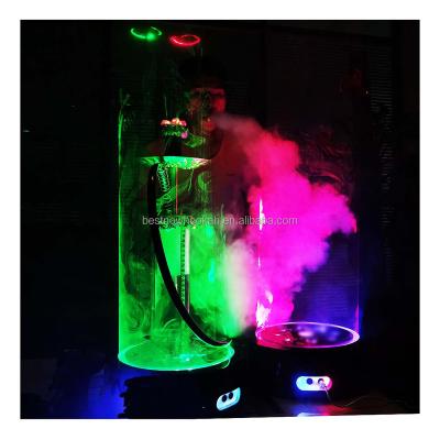 China Rechargeable Laser Beam Led Base Shisha Hookah Laser Dish Bar Lounge Single Low Base Laser Light Beam for sale