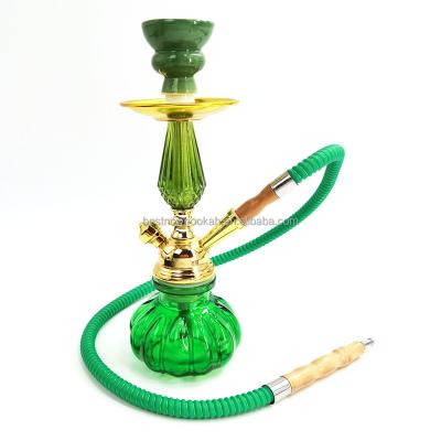 China Cheap Factory Price Hookah Nargile Mini Colorful Glass Hookah Pumpkin Size Mini Cute Shisha Portable Chicha for sale