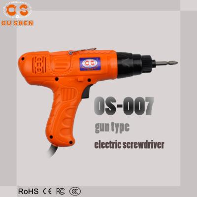 China OS-007 Gun type AC 220V electric screwdriver / drill machine for funiture set OS-007 for sale