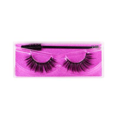 China Wholesale 3D 5D Natural Luxury False Mink Eyelash Lashes Vendor Faux Mink Fur Eyelashes Te koop