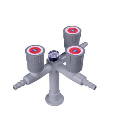 China Epoxy Powder 1 Metal Gas Cock 2 3 4 Way Laboratory Gas Valves Gas Fitting for sale