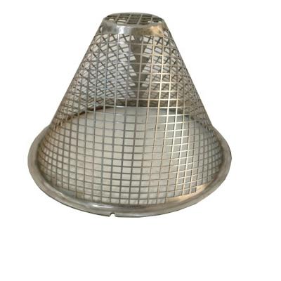 China Hotels Cone Filter Metal Cylinder Ss304 Johnson Perforated Screen for sale