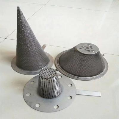 China Building Material Stores Perforated Cone Food Grade Stainless Steel Filter Strainer Tube for sale