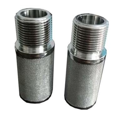 China Industrial Nylon Steel Mesh Truck Compressor Dust Stainless Cylindrical Separators Plain Weave Filter Cartridge Filter Element for sale