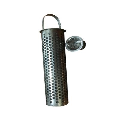 China Plain Weave Nylon Mesh Brewing Dry Garden Grain Stainless Steel Beer Mesh Filter Soil Sieve Basket Hopper for sale