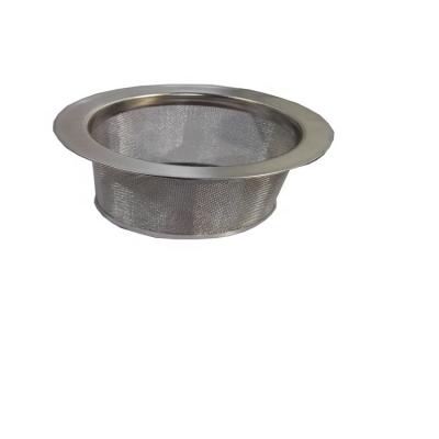 China Liquid Filtration 60 Mm 40 60 Mesh Pump Dome 316 Stainless Steel Screen Wire Mesh Water Cone Strainer Air Gas Woven Filter Cover for sale