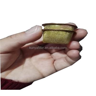 China Corrosion Resistance Gauze Tapered Steel Smoking Bowl 20mm Pipe Screens Metal Brass And Steel Edged Mesh Dome Screen for sale