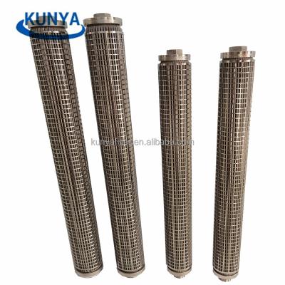 China 3-Layer Reverse Felt Sintered Steel Mesh Stainless Filter Cartridge Petrochemical Precision Chemical Fiber Plain Weave Cleaning Cast Iron 304 Metal for sale