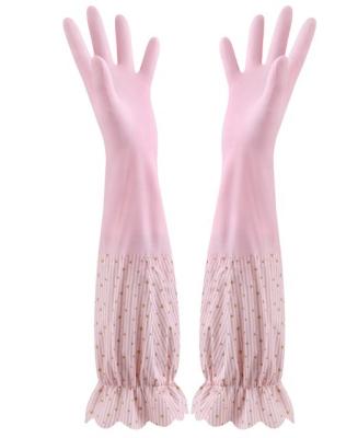 China Lightweight long sleeve keeping warm dishwashing gloves for sale