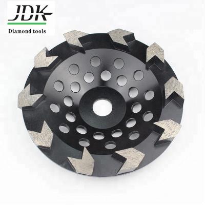 China JDK diamond concrete grinding wheel, abrasive disc, diamond cup wheel for stone for concrete for sale