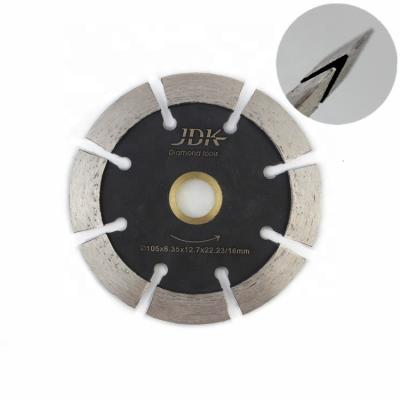 China JDK 4 Inch Head 4 Slot Diamond Crack Chaser Blade Diamond Saw For Granite Slot Cutting for sale