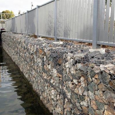 China Easily Assembled Exquisitely Crafted Hexagonal Galvanized Gabion Cage Woven Gabion Wall for sale