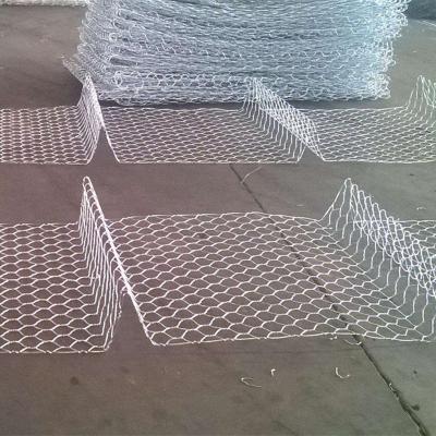 China Easily Assembled Flood Control Hot Dip Galvanized Woven Hexagonal Gabion Cage for sale