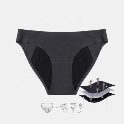 China INTIFLOWER 611 Quick Dry Anti-Static Flow Protective Leak Proof Briefs Mid Waist Underwear Postpartum Bleeding Menstrual Panties for sale