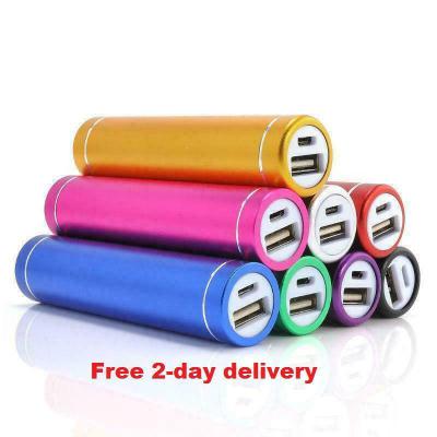 China ABS+Metal factory best selling round metal 2000mah 2200mah 2400mah 2600mah power bank with gift box for sale