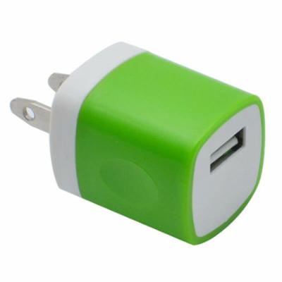 China 1 ports universal wall outlet usb charger, wholesale usb wall charger for iphone 5v1A for sale