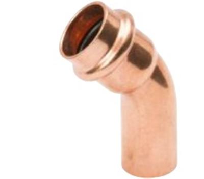 China Drinking Water CPFFA 012 45 Degree ELBOW FTG x C Copper Short Radius ELBOW 45 Elbow Fitting W/solder cup for sale