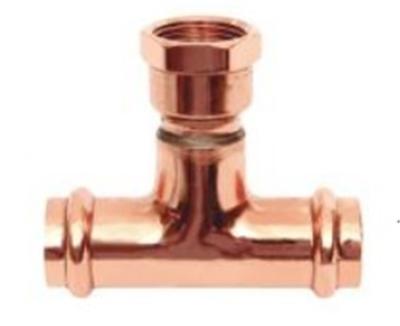 China Drinking water COPPER PRESS FELAMLE TIE quick and easy installation with corrosion resistant to improve longevity for sale