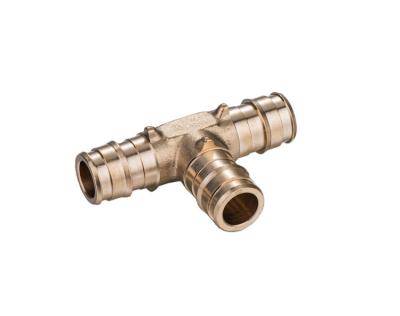 China Drinking Water Supply CPFFA 036 F1960 IF PEX BRASS TEE NO Plumb Press PEX BRASS TEE For Drinking Water for sale