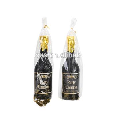 China Spin the Bottom 30cm Party Popper Champagne Bottle Shape Confetti Cannon for Party for sale