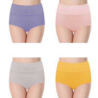 China Eco OEM munafie private label adult women's cotton panties high waist breathable women's cotton panties for sale