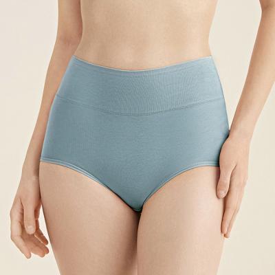 China 2022 Anti-Static Women Plus Size Underwear Breathable Body Shaper Waist Panties Cotton High Briefs Boyshorts for sale