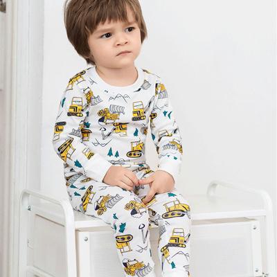 China 100 new cotton design homefit textile white Halloween pajamas clothes casual wholesale kids for sale