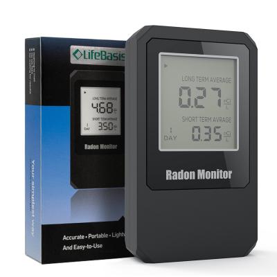 China Smart Home Radon Monitor Radon Gas Detector RN55 Bq/m3 pCi/L 125*70*25 mm for sale