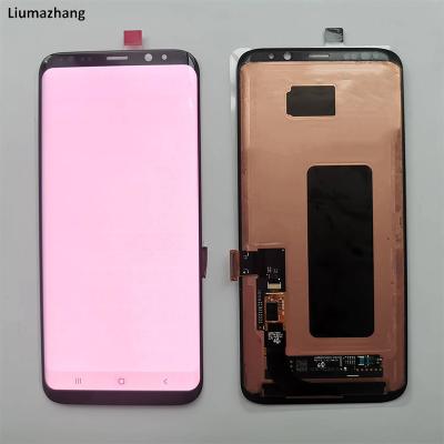 China For Galaxy S8 PLUS Original AMOLED For Samsung Galaxy S8+ PLUS G955A G955U G955F G955V LCD Display Touch Screen Assembly With Moderate Burn Marks for sale