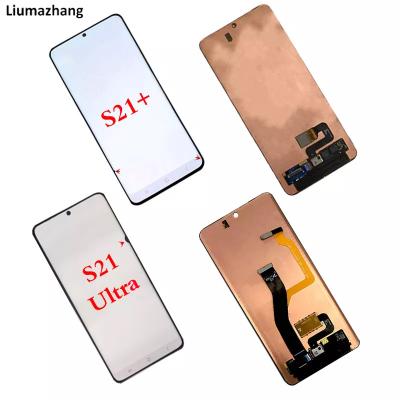 China For Galaxy S21 Ultra Original Mobile Phone LCDs For Samsung Galaxy S21 Plus S21 UltraDisplay Touch Screen Assembly With Dots for sale