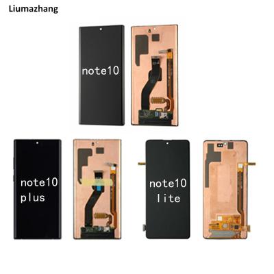 China For Original Galaxy Note10 Lite AMOLED Digital Instrument Replacement For Samsung Galaxy Note 10 10lite 10Plus LCD Touch Display Screen for sale