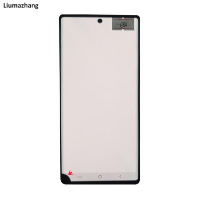 China For Galaxy Note 10 Plus Original AMLODE Mobile Phone LCDs For Samsung Galaxy Note 10 Plus Display Touch Screen Assembly With Black Dots for sale