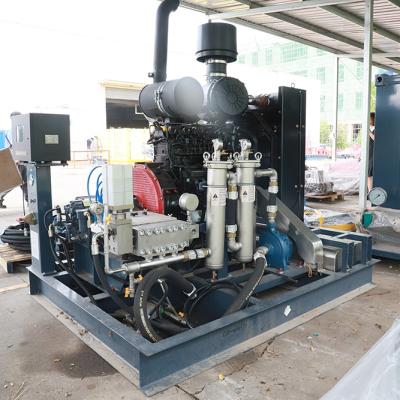 China Tongjie China Machinery Oil Pipeline Manufacturing CE Certificated Critical Cleaning / Residue Free Cleaning , Water Jetting Equipment for sale