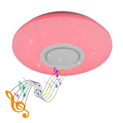 China EUROPEAN 400mm Blue Music Tooth LED Ceiling Light Speaker RGB LE TDC LED Ceiling Light for sale