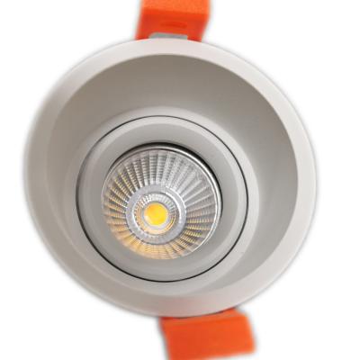 China Recessed downlights led down light fixtures 6W 9Watt 13w 17w 90mm cut out 70mm triac dimmable led downlight for sale