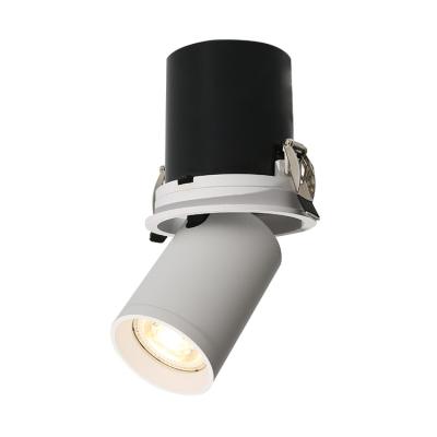 China 2021 Residential Rotatable Led Spotlight GU10 Square Pull Out Led Spotlight 95MM Cut Out for sale