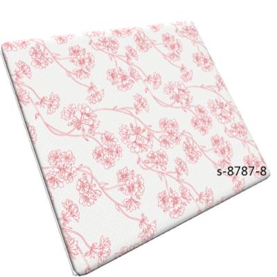 China Organic Wide Width Flower Knit Polyester Air Layer Jacquard Mattress Fabric for sale