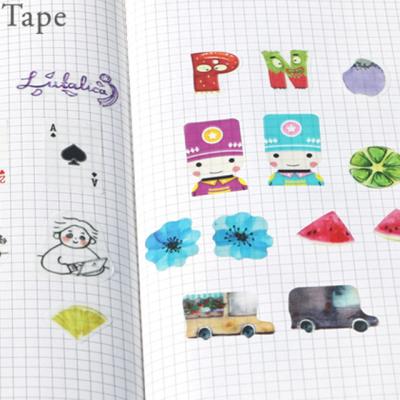 China Decorative Sticker Cute Design Japanese Paper Masking Washi Tape Washi Stickers for sale